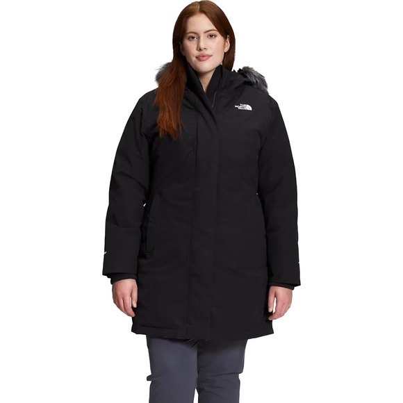 The North Face Women's Plus Arctic Parka Down Coat TNF Black Sz 1X 2X 3X NWT - Picture 1 of 14